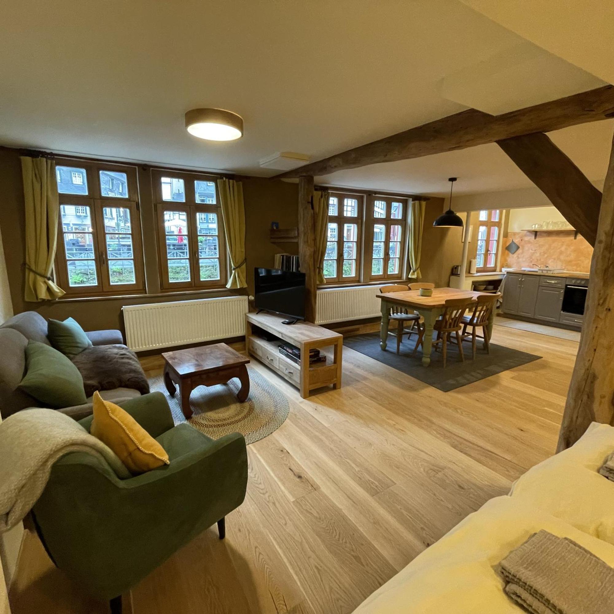 Apartment Am Fluss Im Haus An Der Rur Monschau Kültér fotó